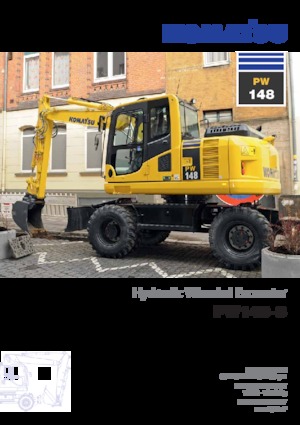 Mobiele graafmachines Komatsu PW148-8