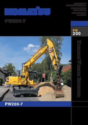 Mobiele graafmachines Komatsu PW200-7E0