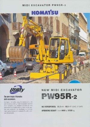 Mobiele graafmachines Komatsu PW95 R-2