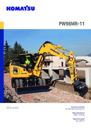 Mobiele graafmachines Komatsu PW98MR-11E0
