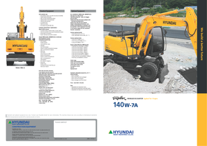Mobiele graafmachines Hyundai R 140 W 7A
