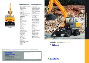 Mobiele graafmachines Hyundai R 170 W 7