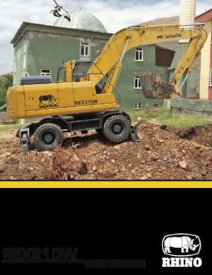 Mobiele graafmachines RHINO REX75W