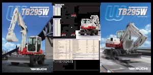 Mobiele graafmachines Takeuchi TB 295 W