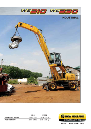 Mobiele graafmachines New Holland WE210