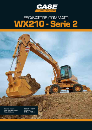 Mobiele graafmachines Case WX 210 S-3