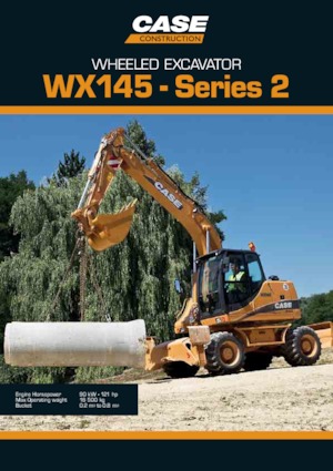 Mobiele graafmachines Case WX145 S-3