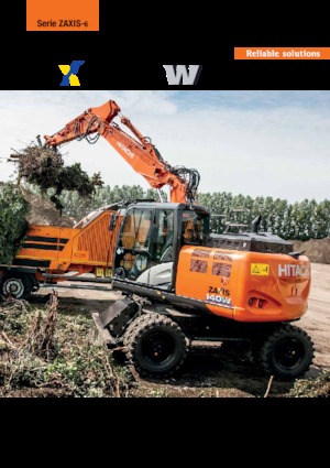 Mobiele graafmachines Hitachi ZX140W-6