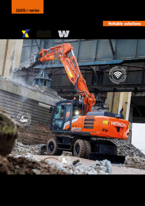 Mobiele graafmachines Hitachi ZX220W-7