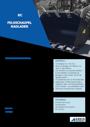 Bakken voor wielladers Arden L61RC