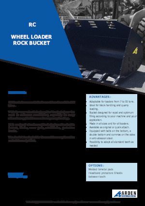 Bakken voor wielladers Arden L51RC