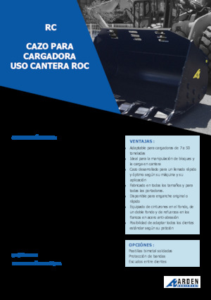 Bakken voor wielladers Arden L51RC