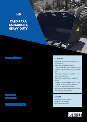 Bakken voor wielladers Arden L71HD