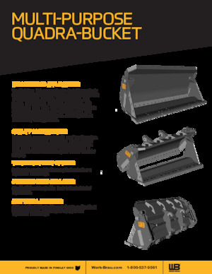 Bakken voor wielladers Werk-Brau QB821L