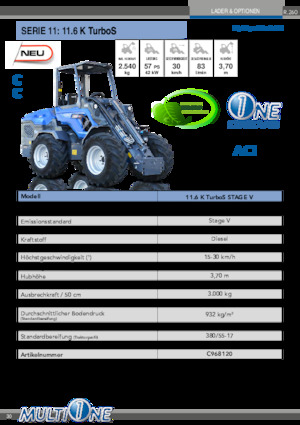 Wielladers Multione 11.6 K TurboS