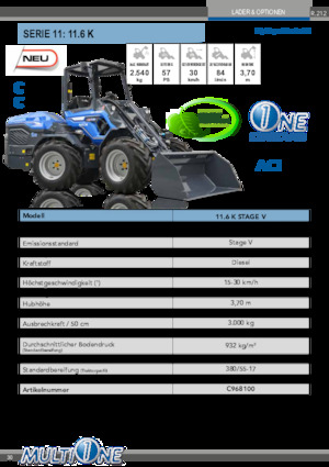 Wielladers Multione 11.6 K 
