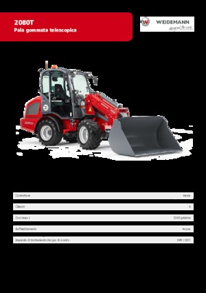 Wielladers Weidemann 2080 T