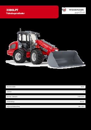 Wielladers Weidemann 3080 LP T 