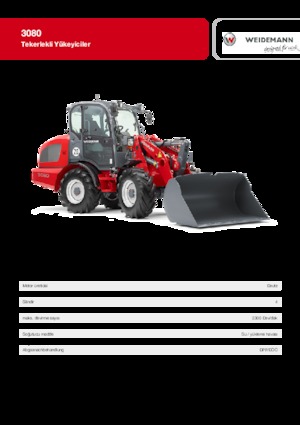 Wielladers Weidemann 3080