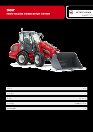 Wielladers Weidemann 3080 T
