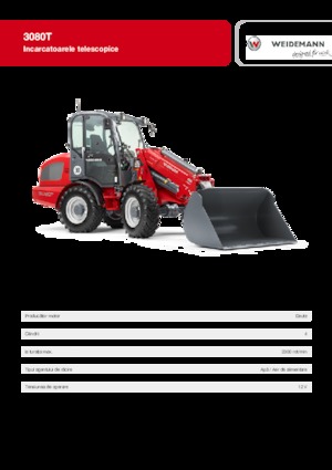 Wielladers Weidemann 3080 T