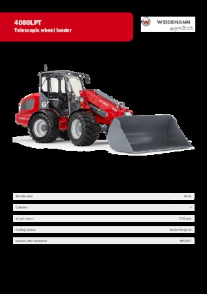 Wielladers Weidemann 4080 LP T 
