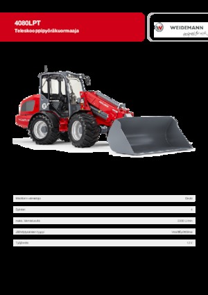 Wielladers Weidemann 4080 LP T 