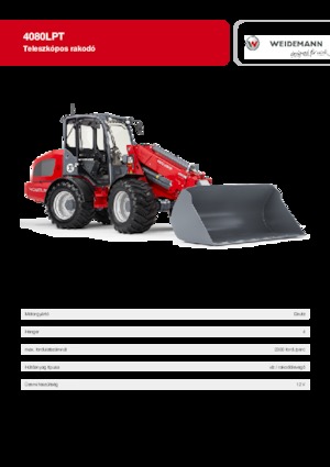 Wielladers Weidemann 4080 LP T 