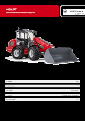 Wielladers Weidemann 4080 LP T 