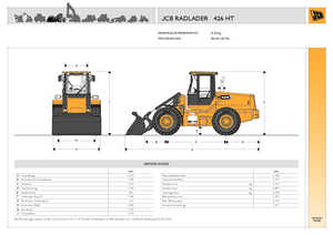 Wielladers JCB 426 HT