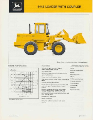 Wielladers John Deere Construction 444 E TC