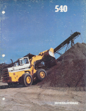 Wielladers International Harvester 540