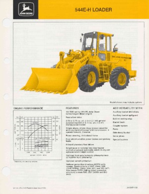 Wielladers John Deere Construction 544 E-H