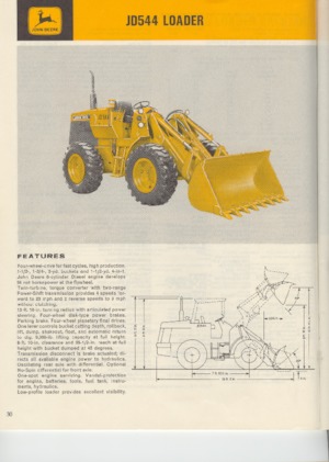 Wielladers John Deere Construction 544