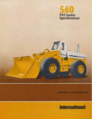 Wielladers International Harvester 560