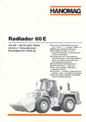 Wielladers Hanomag 60 E