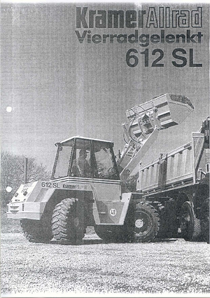 Wielladers Kramer 612 SL