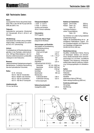 Wielladers Kramer 620