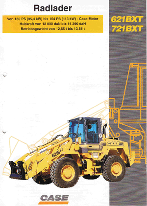 Wielladers Case 721 B XT