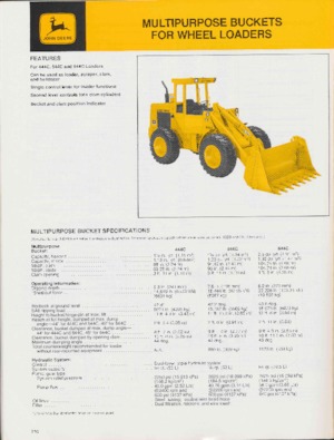 Wielladers John Deere Construction 544 D