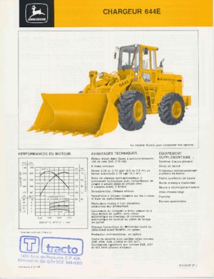 Wielladers John Deere Construction 644 E