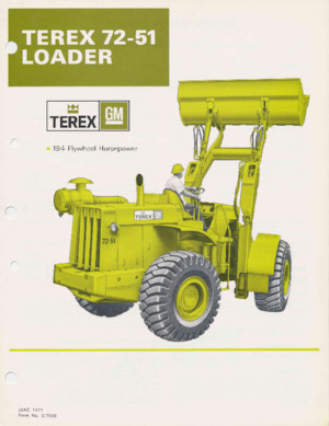 Wielladers Terex 72-51