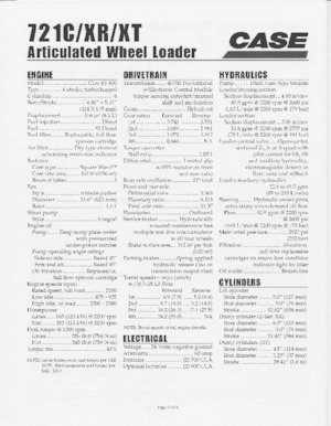 Wielladers Case 721 CXT