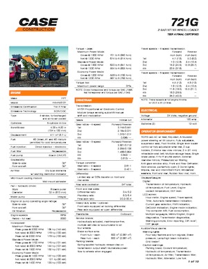 Wielladers Case 721G