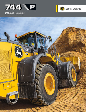 Wielladers John Deere Construction 744 P