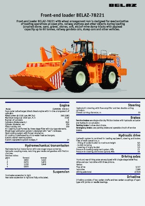 Wielladers Belaz 78221
