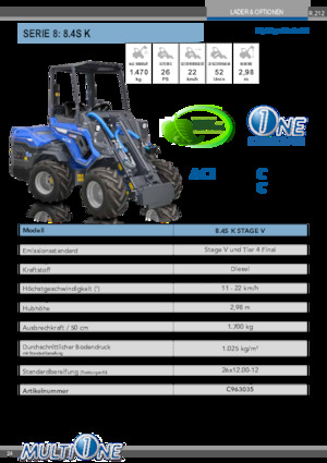 Wielladers Multione 8.4S K 