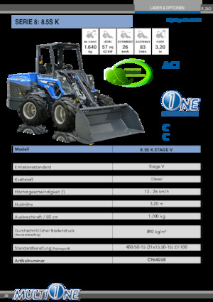 Wielladers Multione 8.5S K