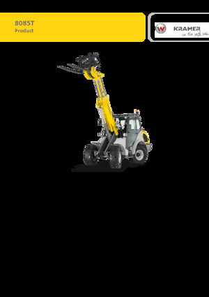 Wielladers Kramer 8085T
