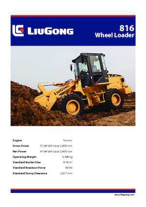 Wielladers Liugong 816 